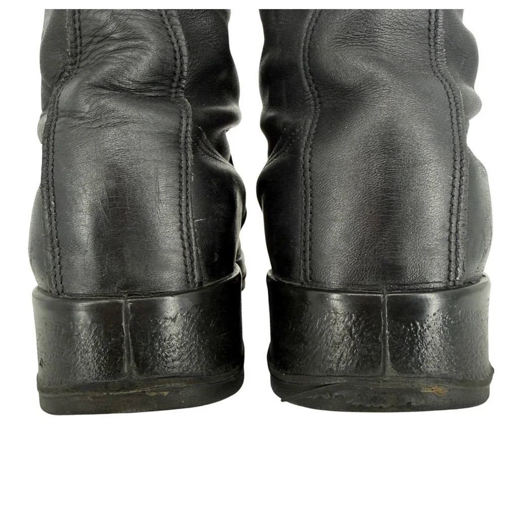 Belleville 800ST Steel Toe Flight Combat Boots Mens 11 W Black Leather Vibram